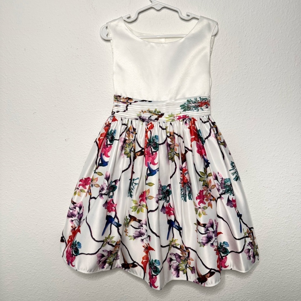 My Princess Wear girls floral birds white multicolor formal dress size 6x NWOT - Picture 2 of 11
